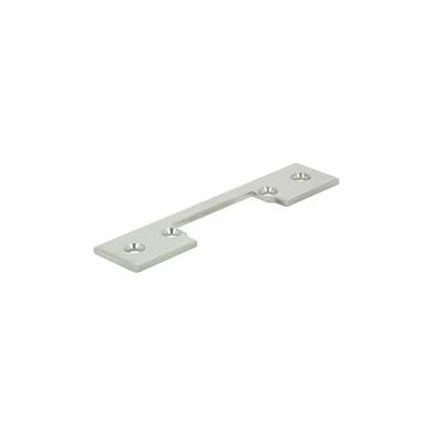 Têtière courte réversible, 110x24x3 mm, inox