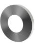 Unité de rosace gaine technique (trou de 16 mm) série Project, inox brossé 304