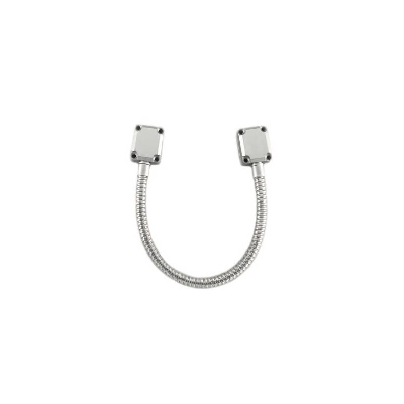 Passe câble en applique, longueur 518 à 725 mm, inox brossé 304