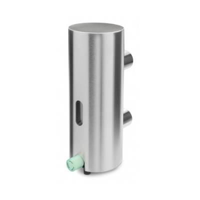Distributeur de savon mural Ø 85x205 mm, contenance 350 ml, inox brossé 316