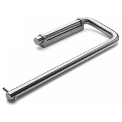 Dérouleur double papier WC Ø 14x275x94 mm support inox, inox brossé 316