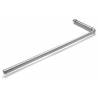 Porte serviette rabattable Ø 14x465/471 mm, support inox, inox brossé 316