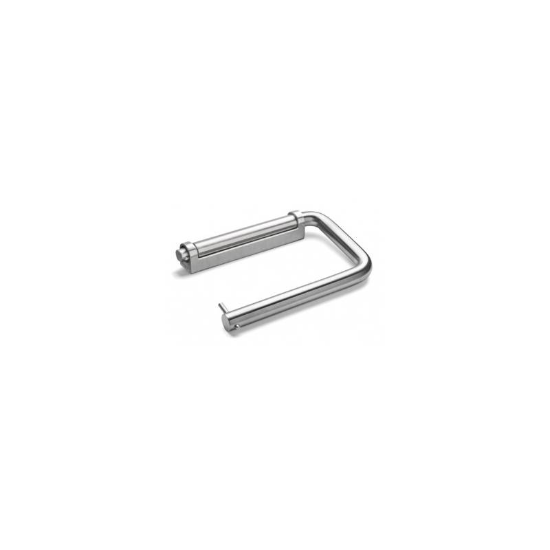 Dérouleur papier WC Ø 14x145x94 mm support inox, inox brossé 316