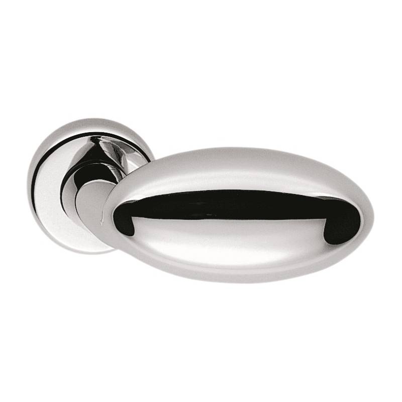 Paire de béquilles ROBOT 75 sur rosace ronde, chromé