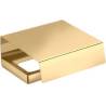 Dérouleur papier WC avec couvercle, zirconium gold HPS, LULU