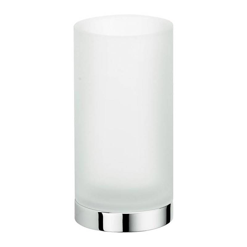 Porte-verre à poser, chromé/verre, NORDIC