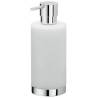 Distributeur de savon liquide à poser, 250 ml, chromé/blanc, NORDIC