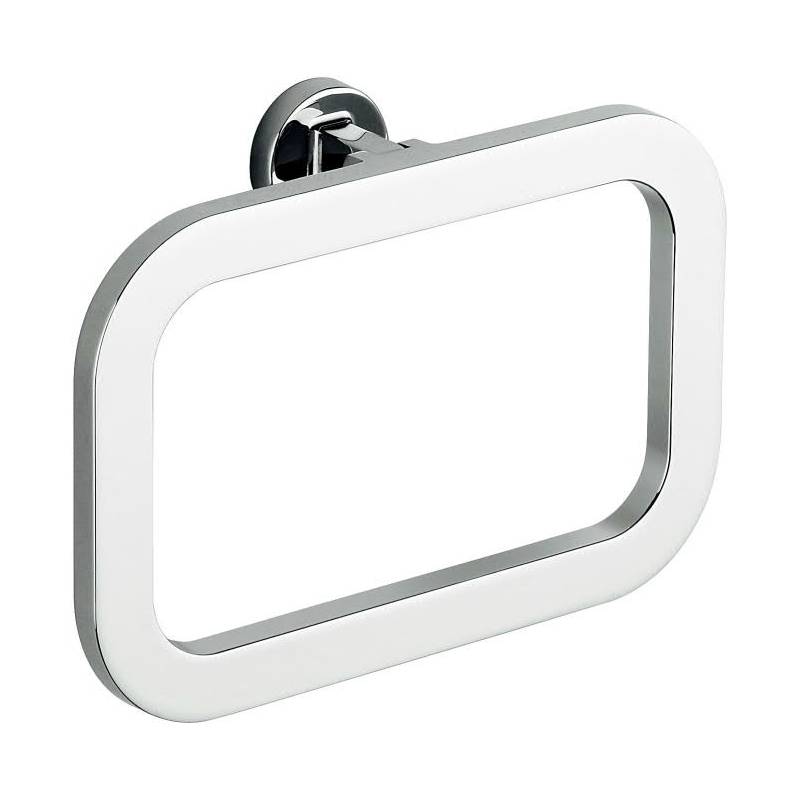 Porte-serviette anneau, chromé, NORDIC