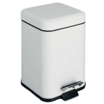 Poubelle de 3 litres à poser, blanc, COMPLEMENTS