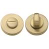 Paire de rosaces rondes conda sans voyant (BC), laiton mat