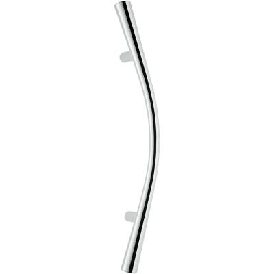 Poignée de tirage déportée ZEN-B entraxe 250 mm, chromé mat