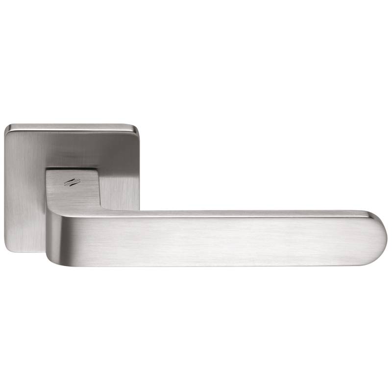 Paire de béquilles FEDRA sur rosace carrée, chromé mat