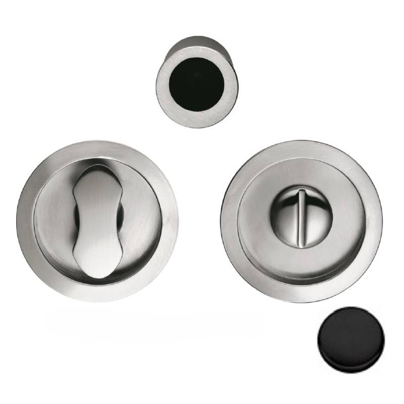 Cuvette encastrée OPEN Ø 57 mm avec serrure,grafite mat