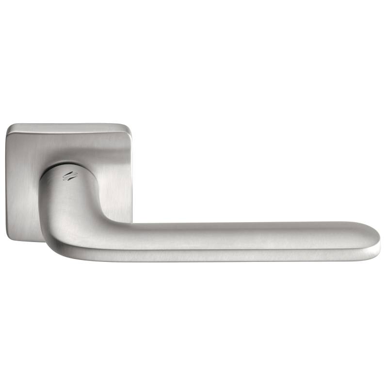 Paire de béquilles ROBOQUATTRO S sur rosace carrée, chromé mat