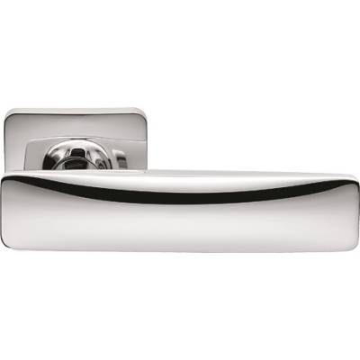 Paire de béquilles BOLD sur rosace carrée, chromé