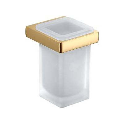 Porte-verre mural, zirconium gold HPS/verre, LULU