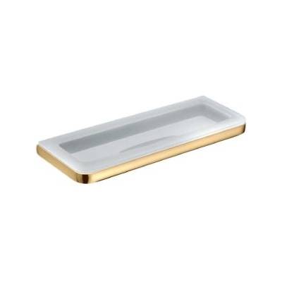 Porte-éponge mural, zirconium gold HPS/verre, LULU