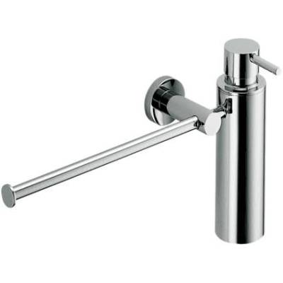 Distributeur de savon liquide (150 ml) et porte-serviette, chromé, PLUS