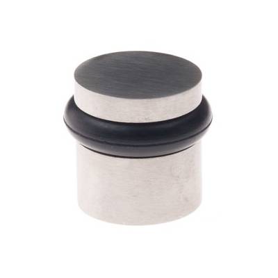 Butoir de sol cylindrique, inox brossé 304 plein