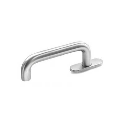 Béquille de fenêtre U 16 mm, inox brossé 316