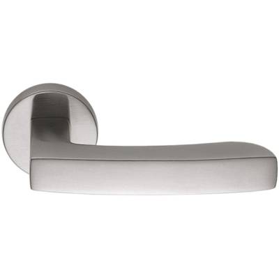 Paire de béquilles VIOLA sur rosace ronde, chromé mat