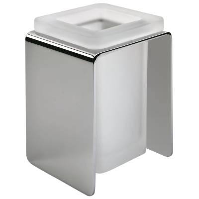 Porte-verre à poser, chromé/verre, FOREVER