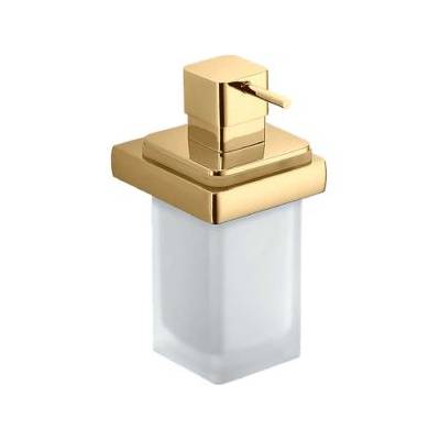 Distributeur de savon liquide mural, 280 ml, zirconium gold HPS/verre, LULU