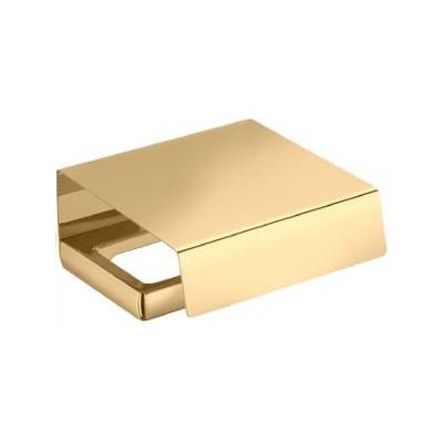 Dérouleur papier WC avec couvercle, zirconium gold HPS, LULU