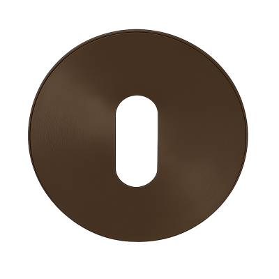 Paire de rosaces rondes MOOD ONE/DUE clé L (BC), C02 bronze