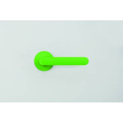 Paire de béquille MOOD ONE sur rosace ronde C11 Vert citron