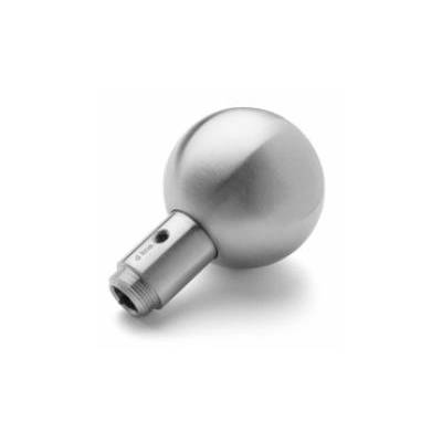 Bouton boule fixe, inox brossé 316