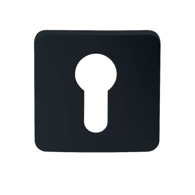 Paire de rosaces carrées MOOD ONE/DUE clé I (CR),C05 Titan