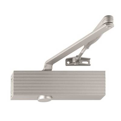 Ferme-porte TS 14 à bras compas Non feu , force 1/2/3/4, argent