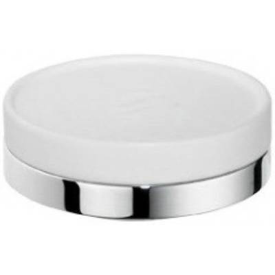 Porte-savon à poser, chromé/blanc, NORDIC