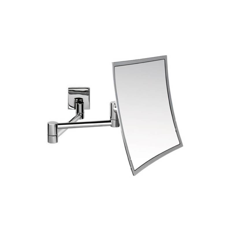 Miroir grossissant (3x) mural, chromé, COMPLEMENTS