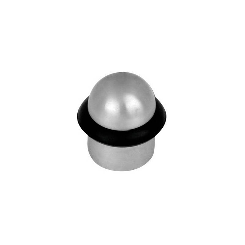 Butoir de sol Ø 38 mm, chromé mat