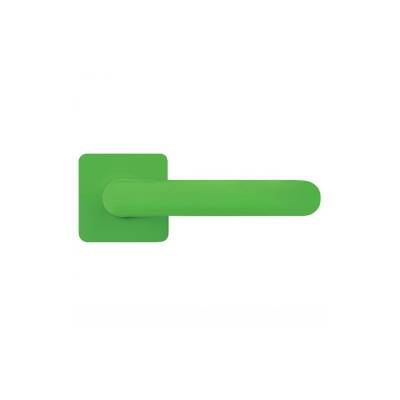 Paire de béquille MOOD ONE Q sur rosace carrées C11 vert citron