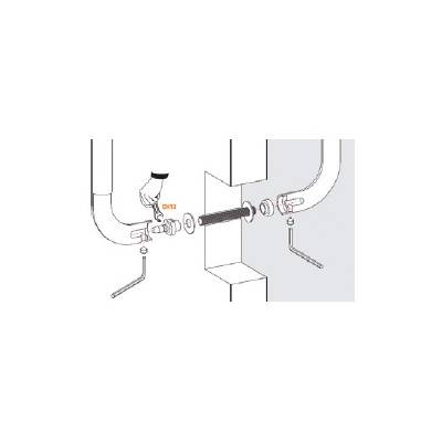 Kit fixation PA pour poignée de tirage