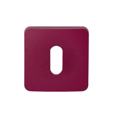 Paire de rosaces carrées MOOD ONE/DUE clé L (CR),C10 Violet