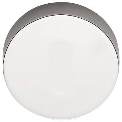 Paire de rosaces rondes pleines (BC), chromé