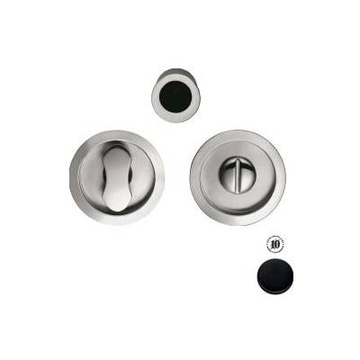 Cuvette encastrée OPEN Ø 57 mm avec serrure, noir