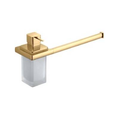 Distributeur de savon liquide et porte-serviette, zirconium gold HPS/verre, LULU