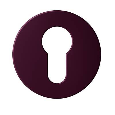 Paire de rosaces rondes MOOD ONE/DUE clé I (BC),C10 Violet