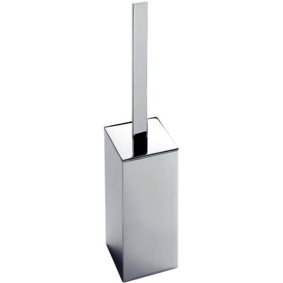 Ensemble balai/brosse WC à poser, chromé/ABS, LOOK
