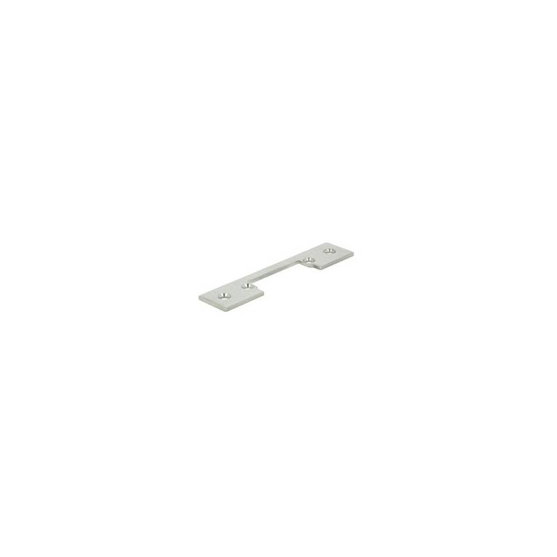Têtière courte réversible, 110x24x3 mm, inox