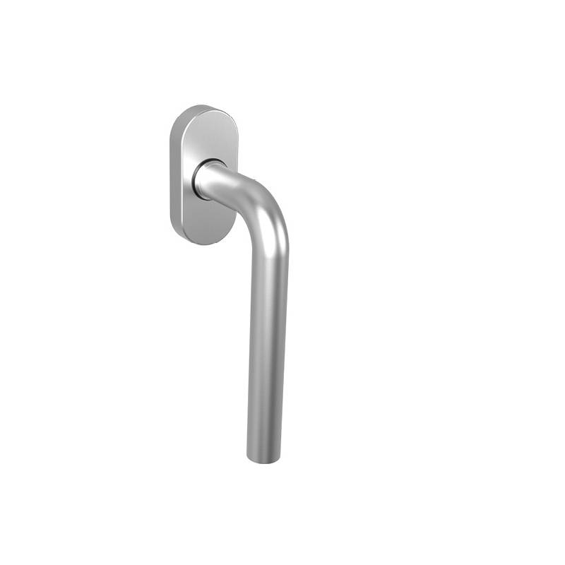 Béquille de fenêtre L19 mm modèle Project 02, . Inox brossé 304