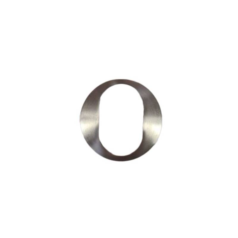 Unité de rosace ronde décorative D.60*2 mm,  pour protecteur de cyl A2P** inox