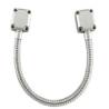 Passe câble en applique, longueur 518 à 725 mm, inox brossé 304