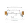 Bloc-porte métallique Rever multi-usages non feu, 800x2050 mm