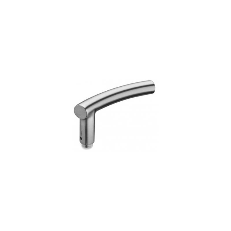 Unité de béquille B 19 mm, droite, inox brossé 316